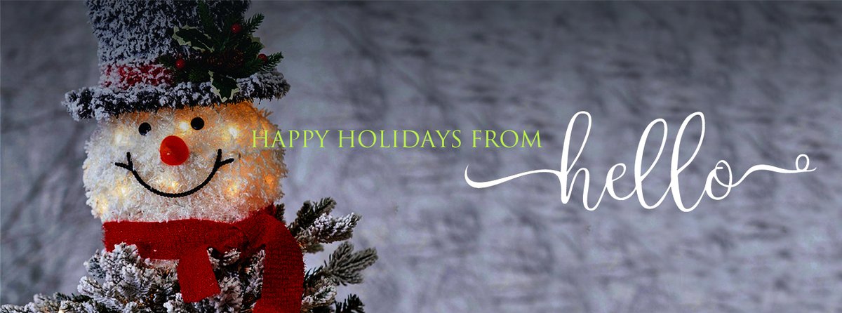 HelloSolutions1's tweet image. Happy Holidays from @HelloSolutions1 and the Hello Solutions Network of law firms! Wishing you all the blessings of the season and a happy, healthy, and prosperous 2025! Enjoy a special holiday music playlist we&apos;ve compiled for your listening pleasure:

open.spotify.com/playlist/7rejf…