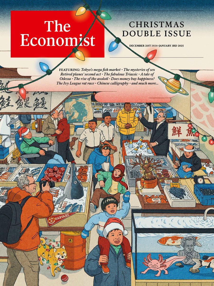 ¡Qué interesante la portada navideña de The Economist! Como siempre, cargada de simbología. ¿Qué veis? Os leo con atención.