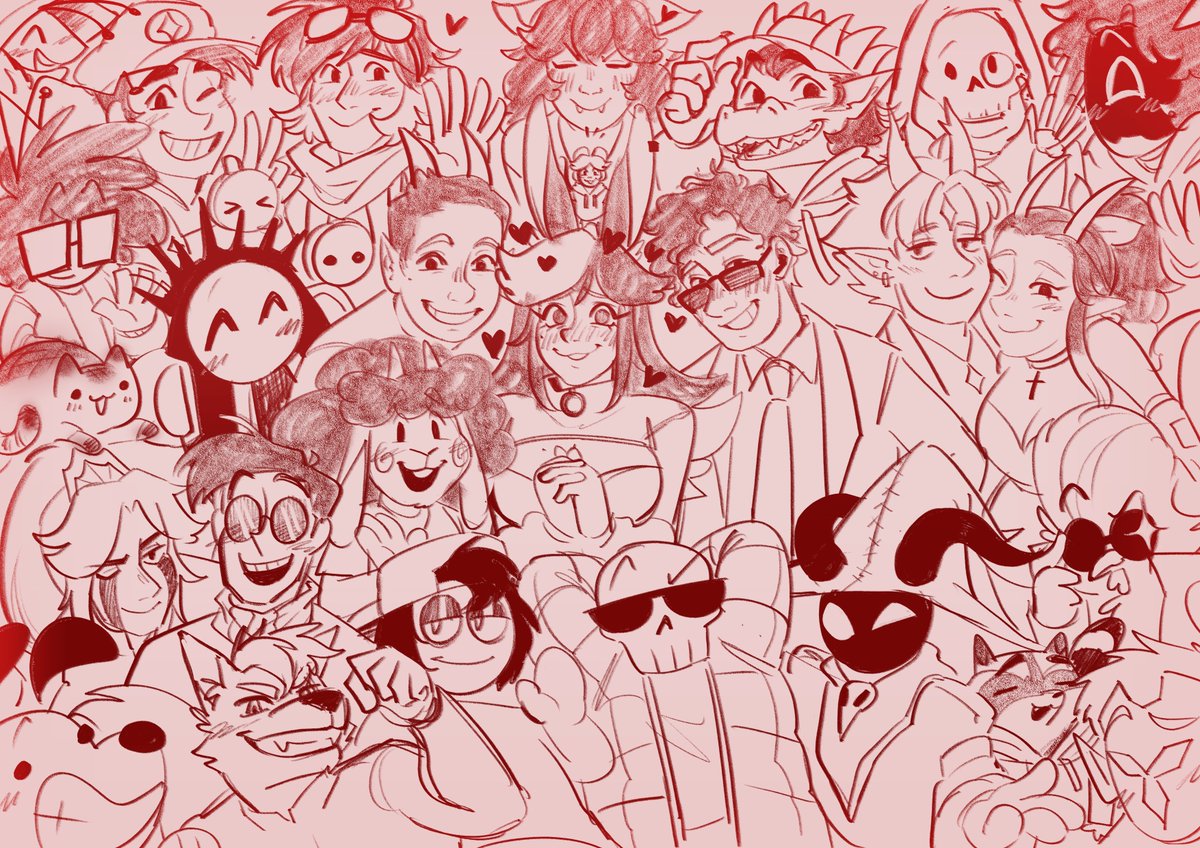 vikubonnie1's tweet photo. Quiero dedicarles este dibujo a todos ustedes, amigos, conocidos o sólo seguidores. Qué estuvieron ahí apoyándome y dándome hermosos y divertidos momentos juntos <3

no entramos todos pero si pudiera los haría, desde aquí Muchas Gracias y Felices Fiestas a todos! Disfruten <3 https://t.co/Aet3FPTVf5