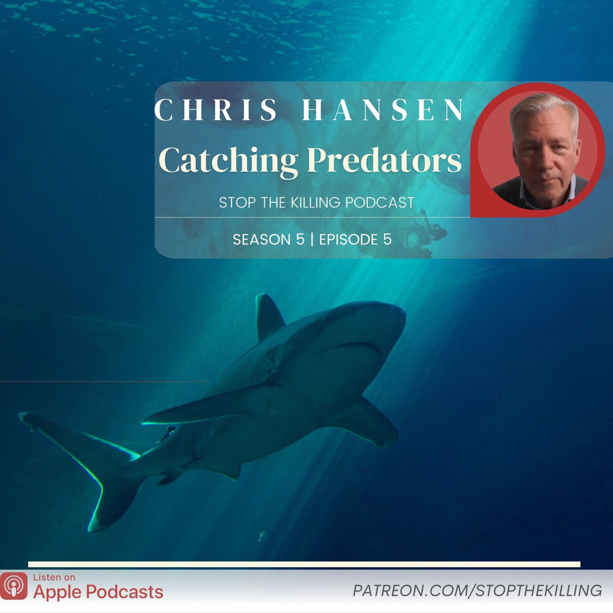Out Now: Chris Hansen – Catching Predators | Stop the Killing Podcast

Out now! Discover how predators are exposed and brought to justice. Available now on Apple Podcasts and Patreon. Stay informed, stay safe.

Apple Podcasts
Patreon.com/stopthekilling
