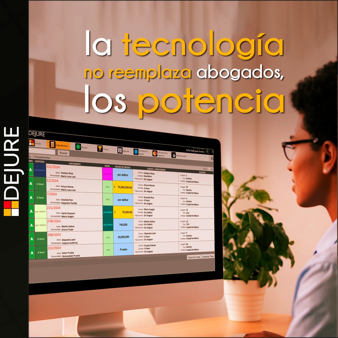 dejure_plus's tweet photo. Descubre cómo herramientas como DEJURE simplifican el seguimiento de expedientes y aumentan tu eficiencia.
 🔹 Automatización de tareas.
 🔹 Acceso a la información en tiempo real.
 🔹 Más tiempo para enfocarte en lo que importa
#InnovaciónLegal #TecnologíaParaAbogados https://t.co/uHdFazBFvI