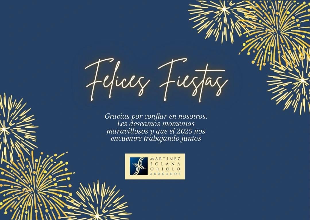 Deseamos un exitoso 2025, brindando apoyo legal y tranquilidad para el éxito de nuestros clientes.