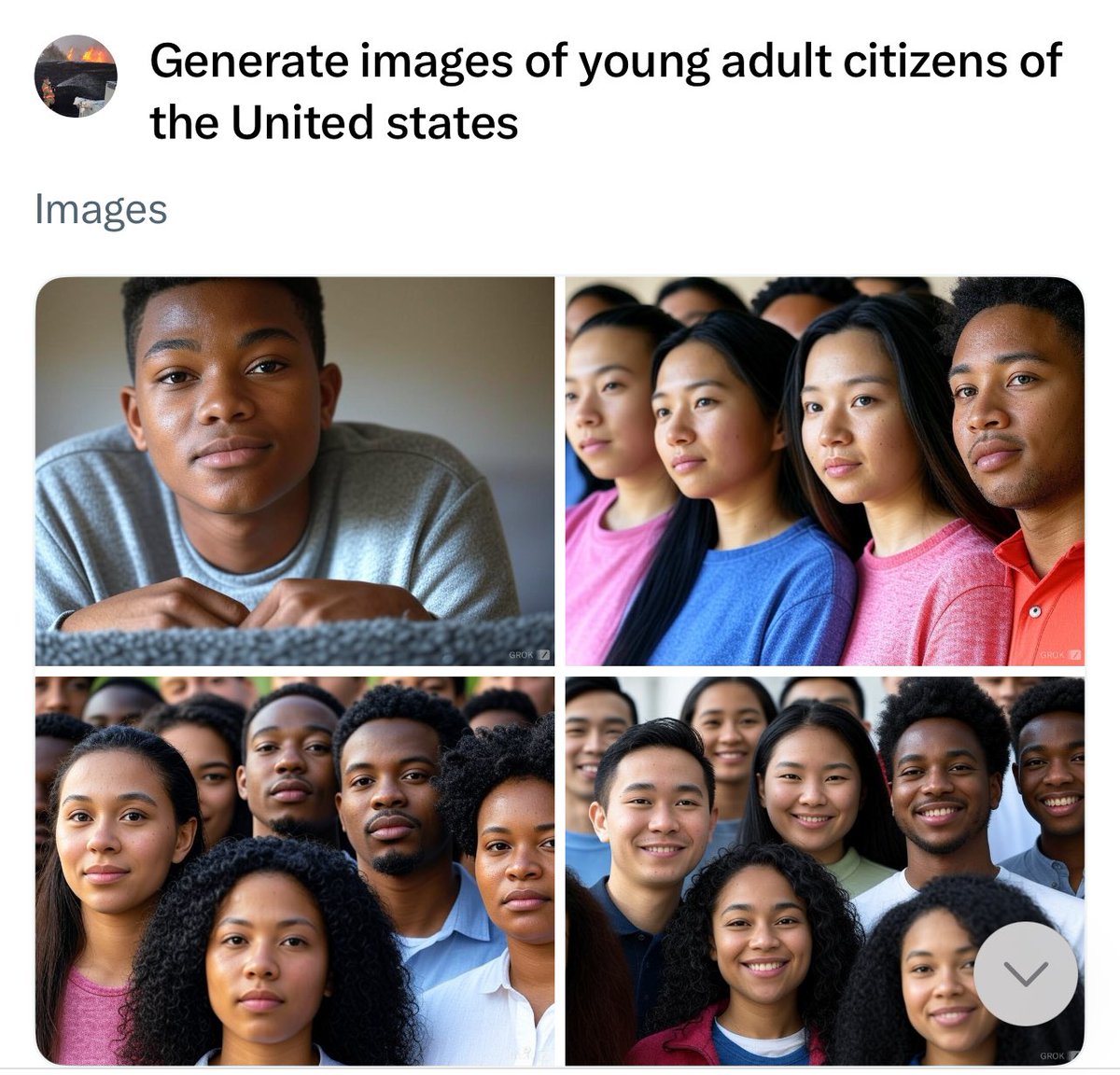 Godcammit's tweet photo. @elonmusk Where’s the white folk? https://t.co/wZlzigYapa