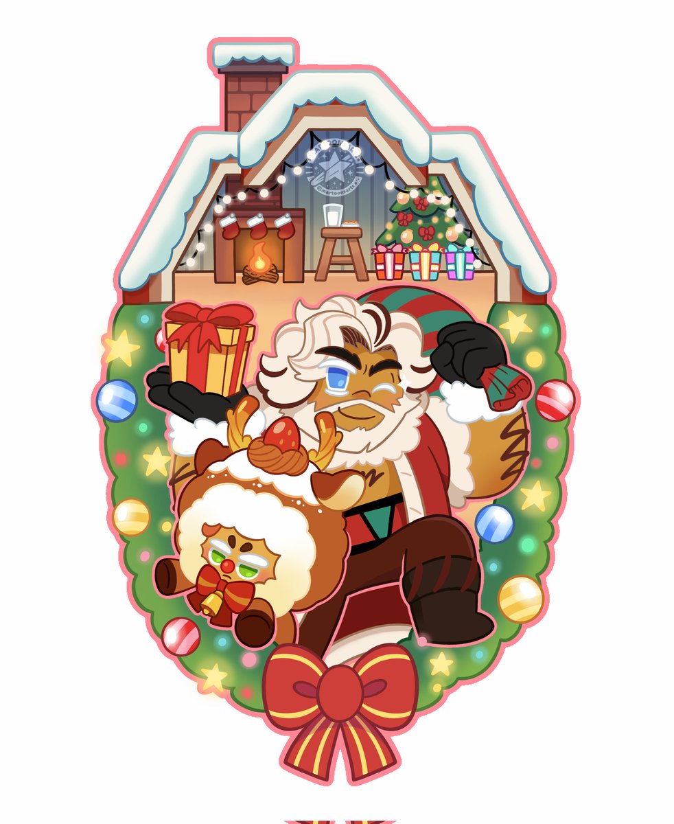 martoonsarts's tweet image. Cookie Run Christmas: Eggnog & Tiramisu 🍪🎅
🌟 Wishing everyone to stay sweet and have a Happy Holiday! 🌟
#cookierun #cookierunfanart #cookierunchristmas #eggnogcookie #tiramisucookie #cartoon #game #fanart #digitalart #christmas #christmas2024