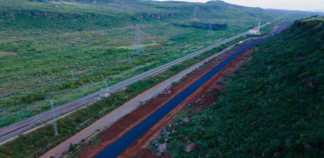 Terriz_Sam's tweet photo. This is the section of the Ngong-Suswa Highway that remained incomplete for many years. I am pleased to share that it has now been fully constructed, as you can see.

With this development, motorists can now enjoy a scenic drive towards the western regions of the country. The highway also serves as an excellent alternative route to the often-congested Mai Mahiu road, providing a smoother and more efficient travel experience.

This milestone reflects President Ruto's commitment to delivering on his development agenda and improving infrastructure across the nation. Truly, The PLAN is being executed with tangible results!

Drive safely, and have a Merry Christmas!