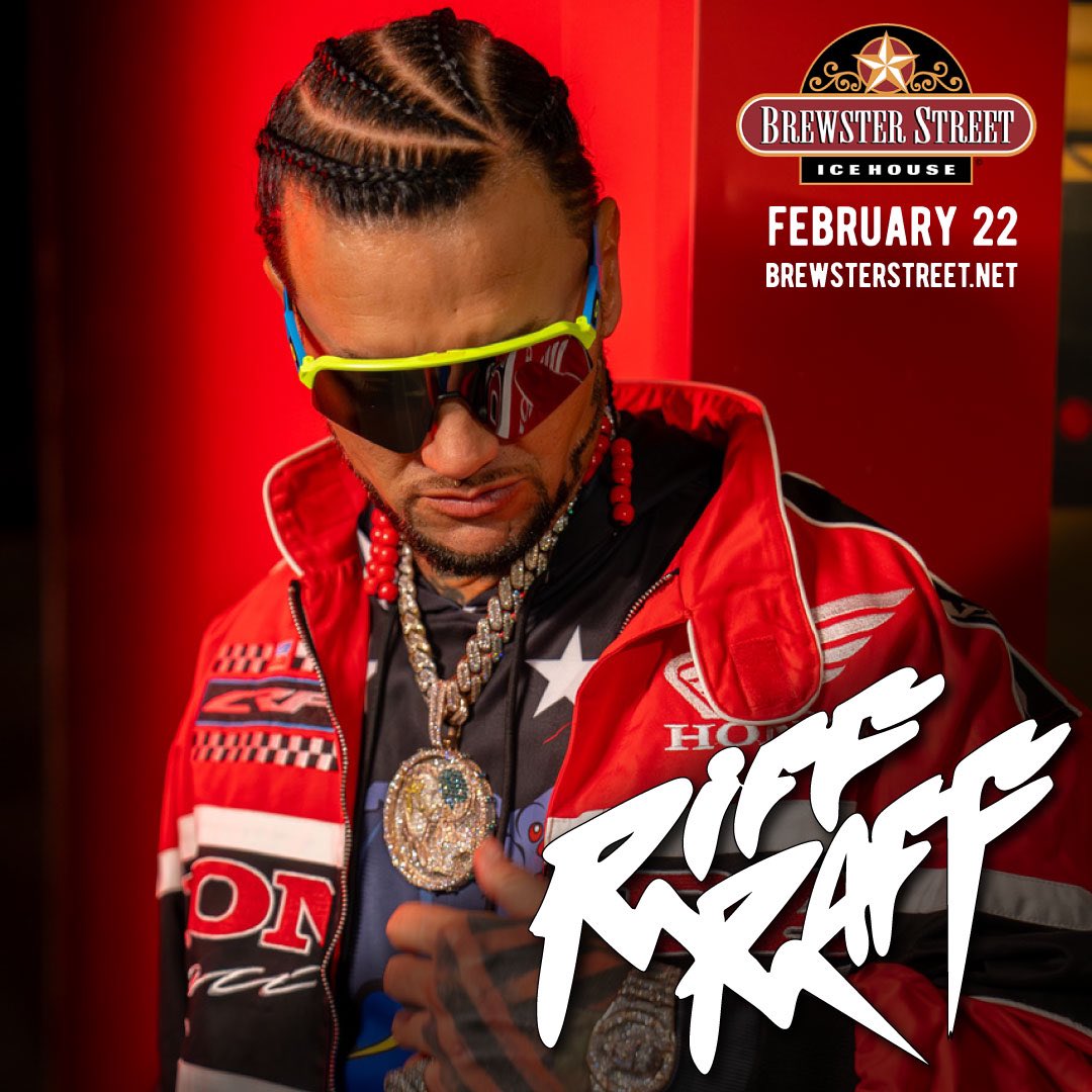 ‼️ON SALE NOW‼️

RiFF RAFF is hitting the Brewster Street Icehouse stage on Sat, Feb 22. Don’t miss your chance to witness the one and only Jody Highroller in action! 🎤🔥🎶

⭐️Purchase your tickets NOW!⭐️

🎫: bit.ly/riffraffbrewst…