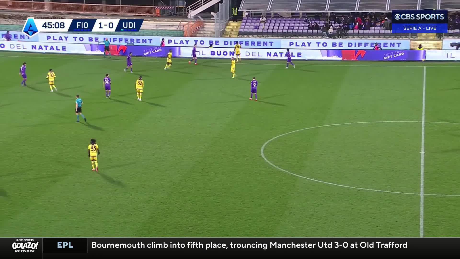 A mistake in the back for Fiorentina and Udinese's Lorenzo Lucca punishes them with a lovely finish 😲