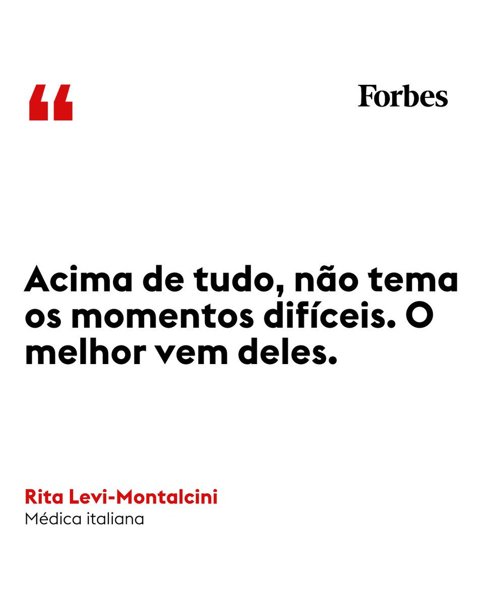 ForbesBR's tweet photo. Rita Levi-Montalcini (1909 - 2012) foi uma importante neurologista italiana que venceu o Prêmio Nobel de Medicina em 1986.

#RitaLevi #Dificuldades #Sucesso #Objetivo #FraseDoDia #ForbesBr https://t.co/z1rEj1mffK