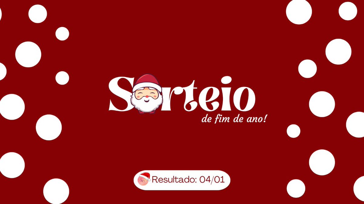 🎇 Sorteio de fim de ano!

🏅 PRÊMIO:
—  R$30 em livros ou p1x
—  01 ganhador

📌 REGRAS:
— Seguir <a href="/boopromoss/">Boo Promos</a> 
— Dar RT aqui sem citar

🗓️ Resultado: 04/01/2025