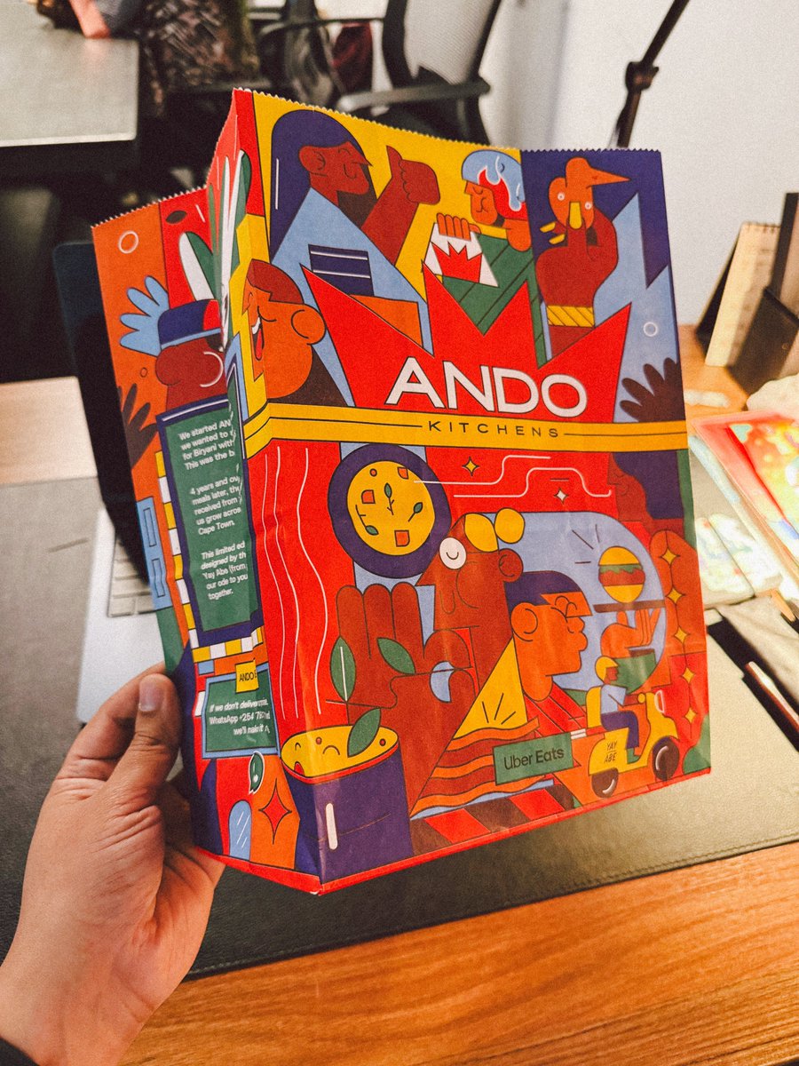 The new bags are a limited edition bag designed by Cape Town (the other city we are present in) artist, Yay Abe.