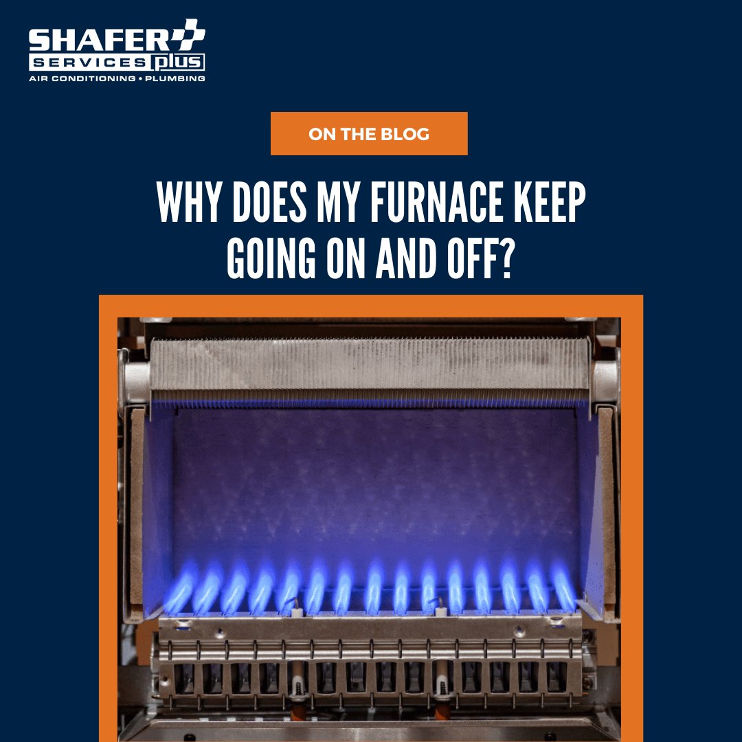ShaferServices's tweet photo. Sometimes your furnace 🔥 can turn on and off, also known as “short cycling” and it can cause your heater to struggle in colder weather. ❄️ Check out Shafer Services’ latest blog post

https://t.co/2xJvK7poK1

#saferwithshafer #hvacservice #sanantoniotexas #plumbingservice https://t.co/hWsAhCY8gN