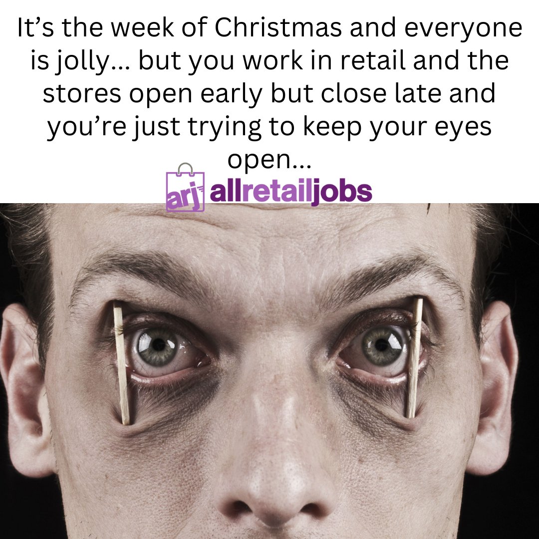 AllRetailJobs's tweet image. Almost there...
#retail #retailhumor #retailindustry #Christmas