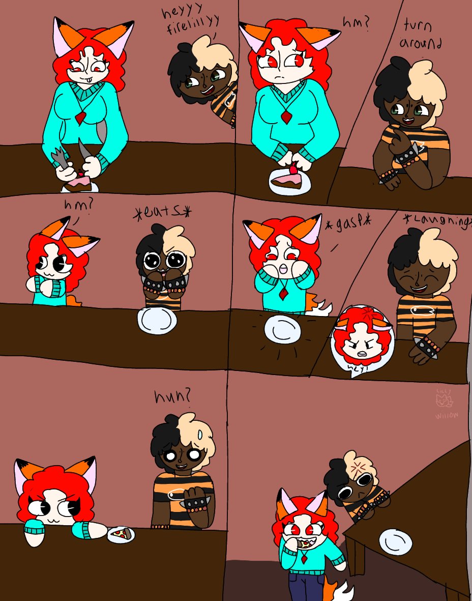lilly_willow_'s tweet photo. When someone steal your food
Firelilly belongs to me
Axel belongs to @Venom_Dutchie
#digitalart #orginalcharacters #ocs #comic #funny #cute #stealingfood #fanart #lillyoc https://t.co/lTS28Ib4D3