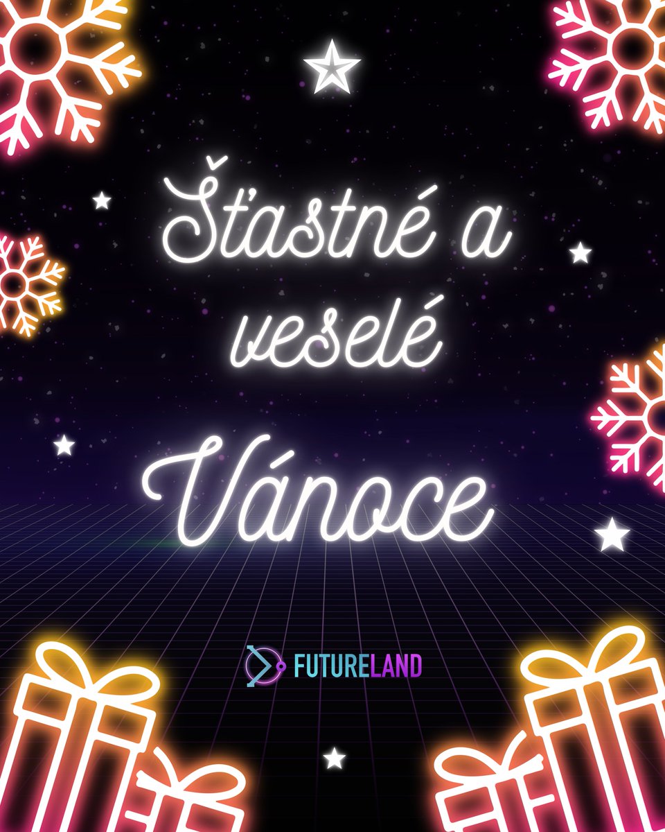 ✨ ŠŤASTNÉ A VESELÉ VÁNOCE! ✨

Za celý tým FUTURELANDU Vám přejeme krásné a klidné vánoční svátky plné radosti, pohody a odpočinku. Ať Vás tento kouzelný čas naplní štěstím a dodá energii do nového roku. 🎄🎁