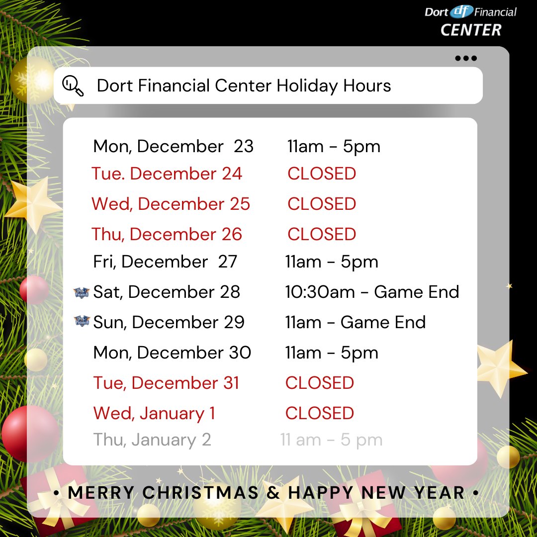 Holiday Hours