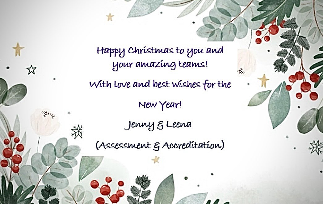 To wards and departments across NGH 🥰🎄