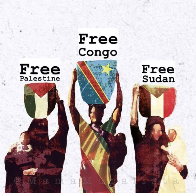 free palestine. free congo. free sudan.   

 free EVERY single country facing genocide, hardships and suffering.
