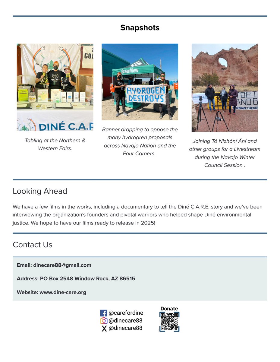 Yáʼátʼééh &amp; Happy Holidays!🎄 We are happy to share our Annual Report. See you in 2025!