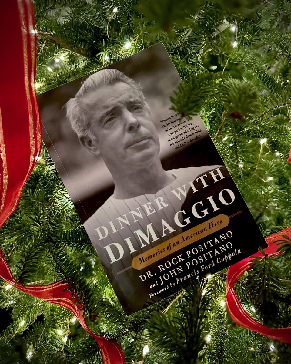 Give the gift of legends this Christmas! "Dinner with DiMaggio" is an intimate portrait of Joe DiMaggio, crafted by his friend Dr. Rock Positano. This memoir captures the essence of an American icon whose life and legacy transcend baseball and celebrates Italian American heritage