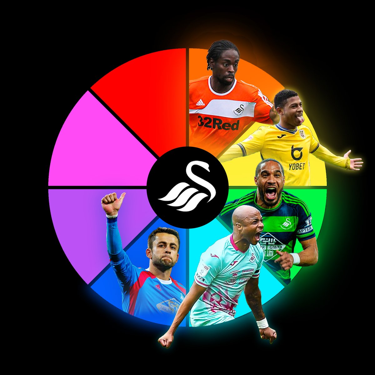 Swansea City Colour Wheel

Lukasz Fabianski - The Big Pole is in 🇵🇱🧤

Who should fill the purple slot?