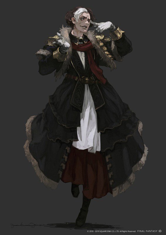 Gonna try to get back into cosplay by sharing plans. We'll see if motivation keeps me rolling through to completion. 

Crazy theater man Emet-Selch is the goal