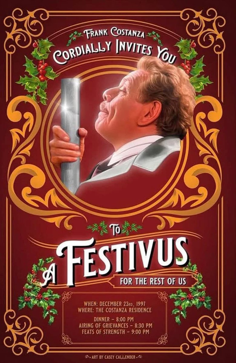 Happy Festivus Everyone! #AFestivusForTheRestOfUs
