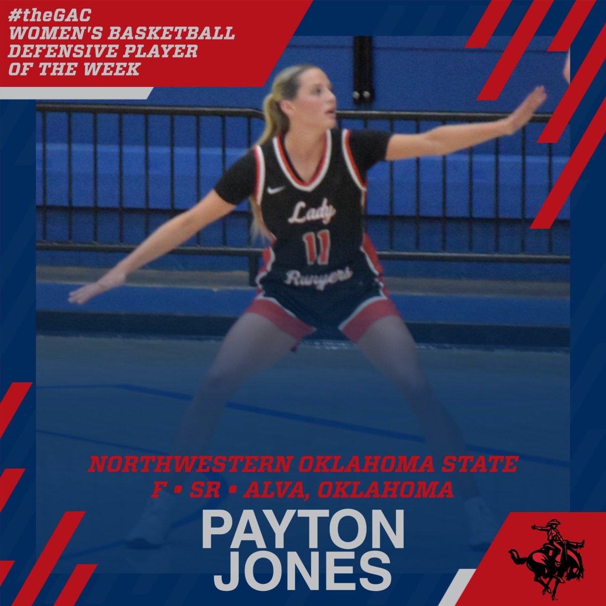 GACAthletics's tweet photo. #theGAC WOMEN'S 🏀 WEEK SEVEN PLAYERS OF THE WEEK:   
Offensive - Madeleine Tipton, G @OBULadyTigers 
Defensive -  Payton Jones, F, @NWOSUWBB https://t.co/pMRTbdwXhS
