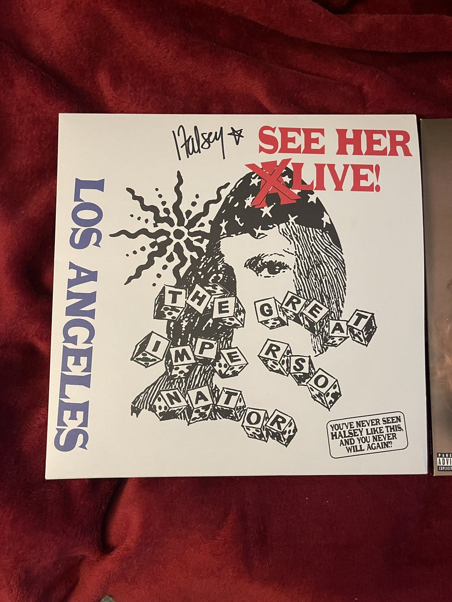 AnnaBananaIsMe's tweet photo. @alejandrosvinyl #24DaysOfVinyl 
 I’ve been waiting to share this, one of the best nights of my life
Halsey: The Great Impersonator https://t.co/V53YLcj4wX