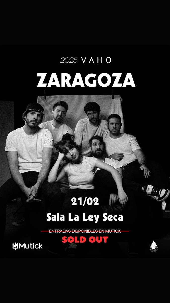 Mil gracias Zaragoza, habéis sido el primer sold out de nuestra carrera fuera de Madrid. No podemos sentirnos más orgullosos y arropados.