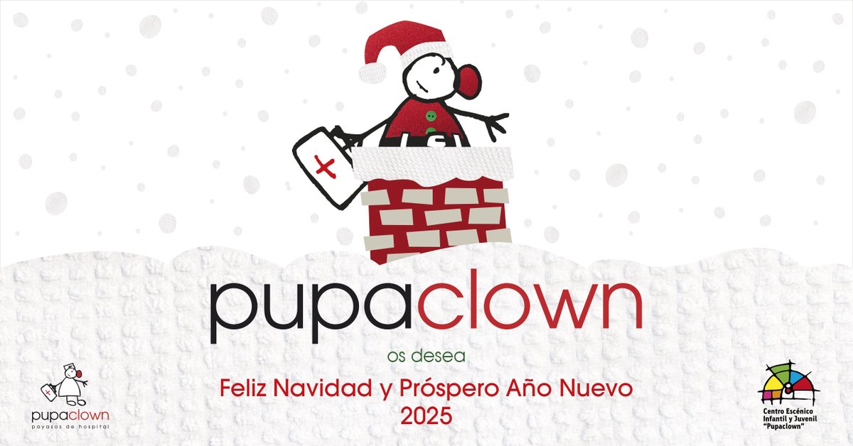 🎅🏽🎄🤶🏽Para que no paréis de sonreír esta Navidad en el Centro Escénico Pupaclown nos hemos preparado para recibiros cargados de ilusión y de esperanza con una emocionante programación para toda la familia.

🎟pupaclown.org/pupaclown/inde…...  
#venalteatroennavidad #teatroenfamilia