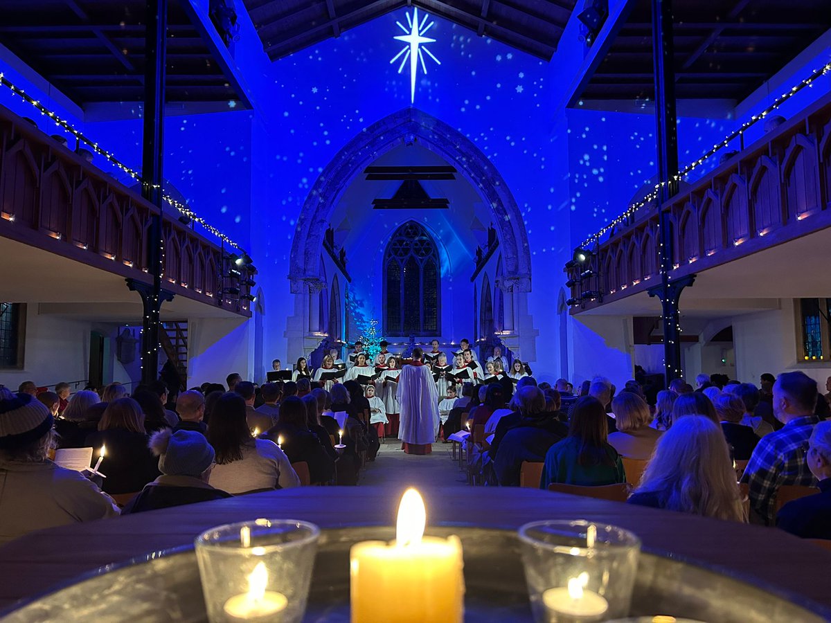 Carols by Candlelight we're truly magical last night . Huge credit goes to our amazing musicians, especially our amazing young choristers !