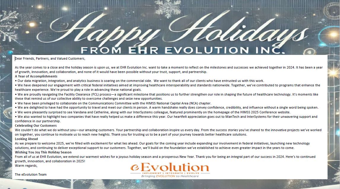 EHR Evolution tweet media