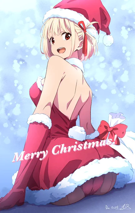 メリクリ千束#MerryChristmas #リコリコ 