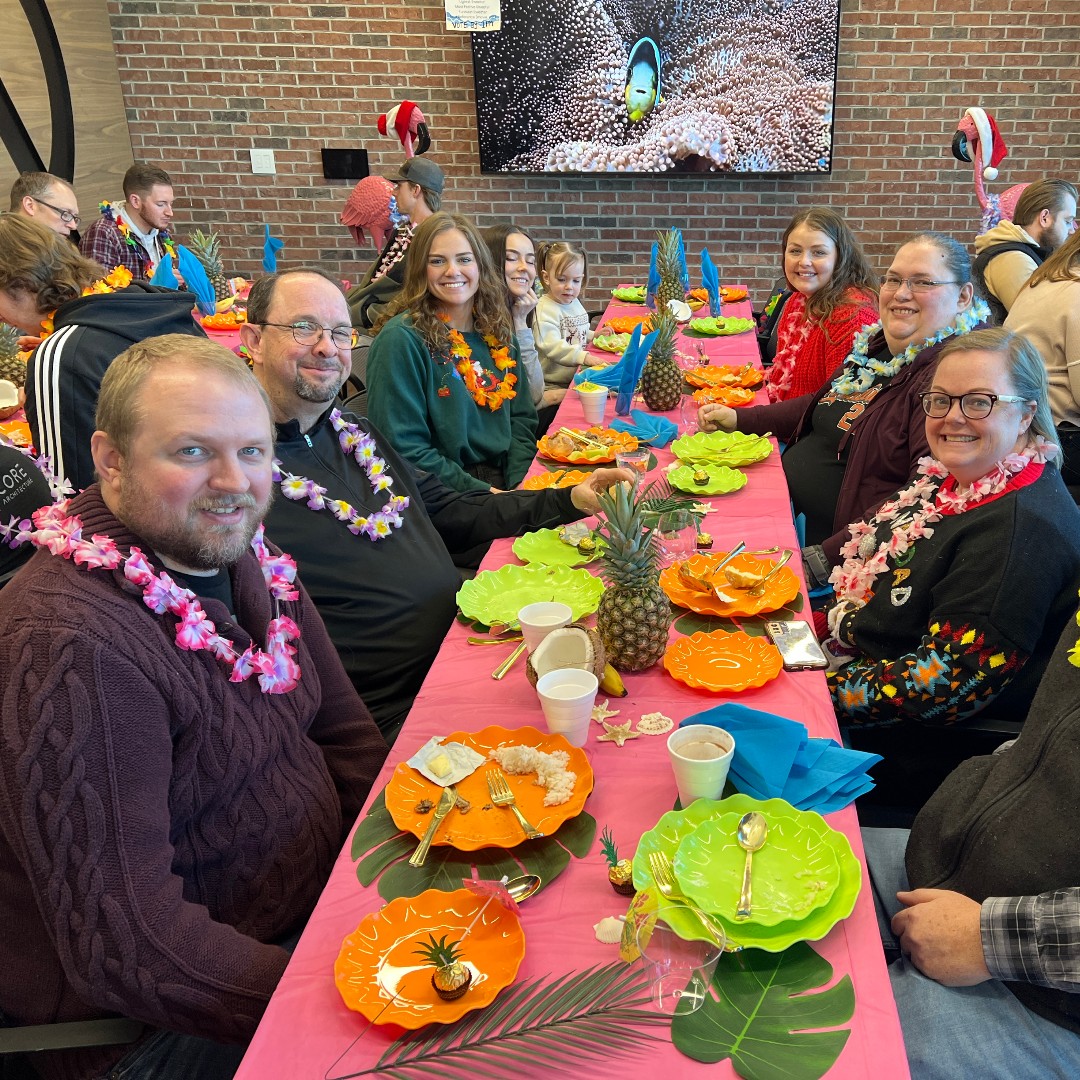 core_arch_'s tweet photo. Our team celebrated Christmas with a tropical twist! 🌴 
Thanks to our Admin team for hosting a 'Mele Kalikimaka' lunch filled with laughter, delicious food, and great company. We’re grateful for every moment that brings us together this season! https://t.co/83ZbcgHqIf