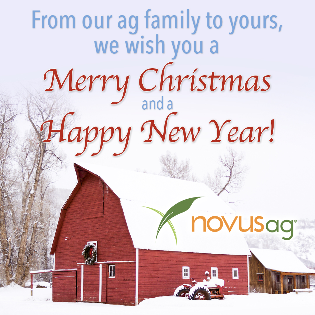 The holiday season is a time to gather with family and friends. It’s a time to celebrate last year’s hard work in the field. It’s a time to be grateful for the opportunity to nurture the earth and feed the world.

#agriculture #novusag #america #freedom