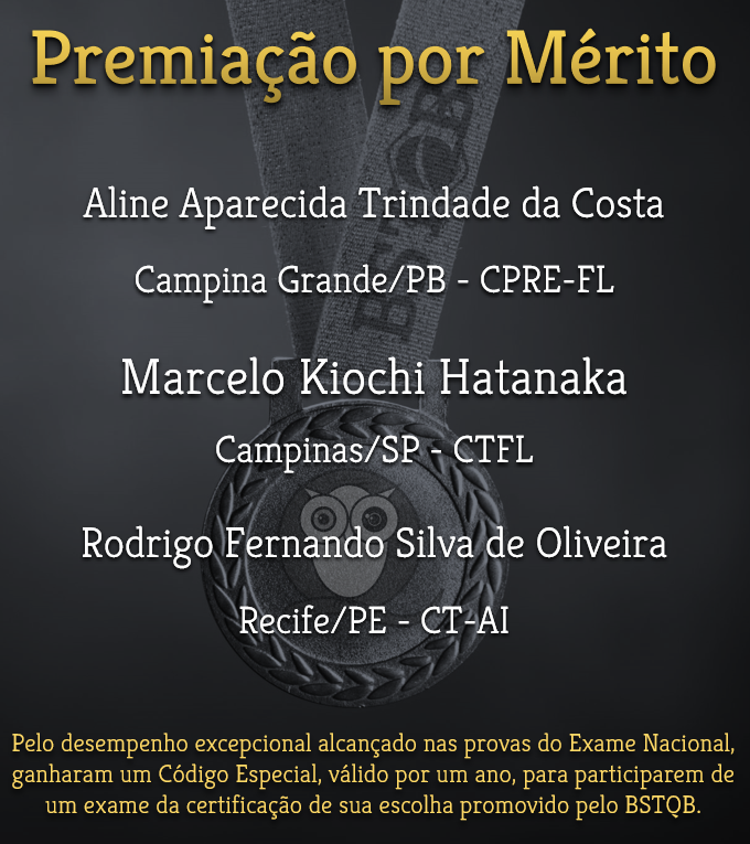 BSTQB's tweet photo. PARABÉNS!!!
Com imensa alegria anunciamos os vencedores da Premiação por Mérito do Exame Nacional de dezembro de 2024.
Já encaminhamos aos seus endereços de e-mail a mensagem parabenizando e com o merecido prêmio.
#abramti #bstqb #ireb #istqb #ctfl #ctal #cpre #tester #qa https://t.co/zKV4tF3lGt