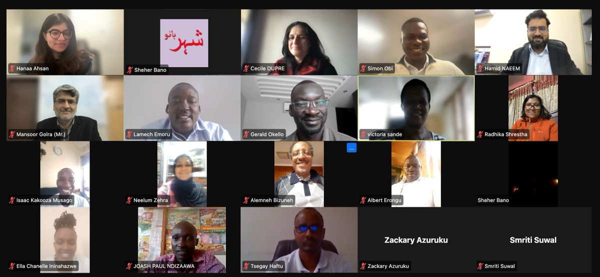 We wrapped up another webinar featuring three alumni from our Global Rehabilitation Leadership Institute.

They shared their work in Uganda and Pakistan, spotlighting the power of leadership and strategic action. 💜

Stay tuned for details on our next webinar!

#Rehab4All