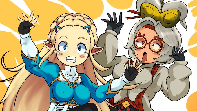 ゼルダとプルアの骨とか服とかスケスケになる感電やられgifをFANBOXとCi-enにおいてきたよ⚡ 