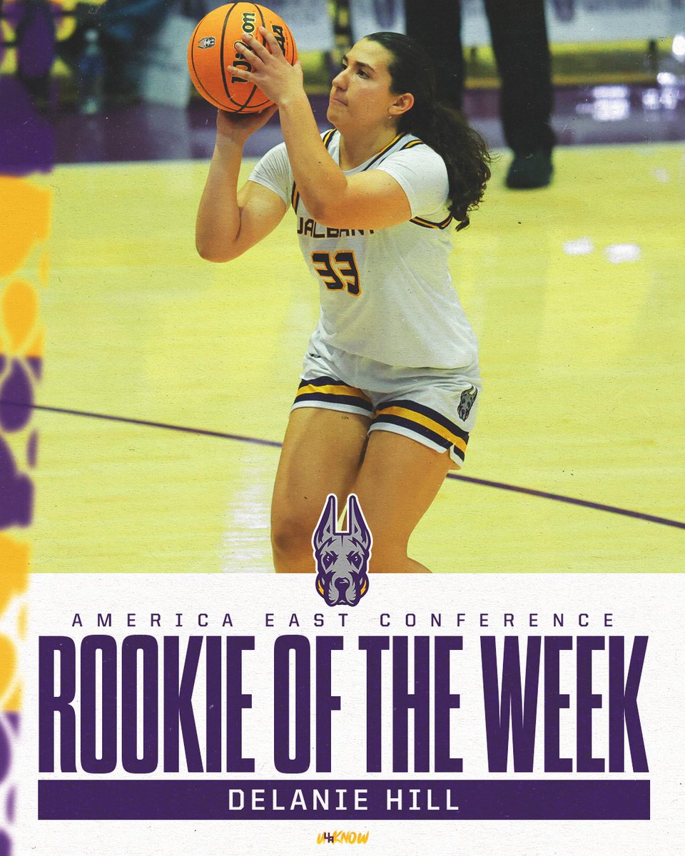 Congratulations to Kaci Donovan and Delanie Hill!

That makes two weeks in a row UAlbany WBB has swept the AE weekly awards!

Full release ➡️ bit.ly/3VON0jG

#UAUKNOW // #AEHoops