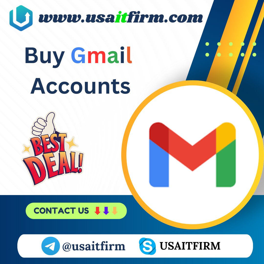 Buy Gmail Accounts
#gmail #gmailsupport 
#SEO #Google 

website: usaitfirm.com/product/buy-gm…