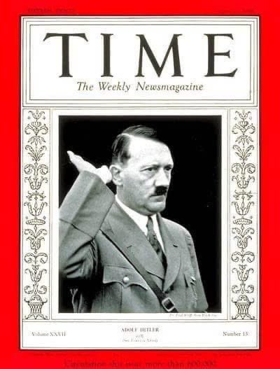tsslieberman's tweet photo. @mattgaetz In 1938 Time Magazine named Hitler as Man of the Year. https://t.co/fqWF57AtZv