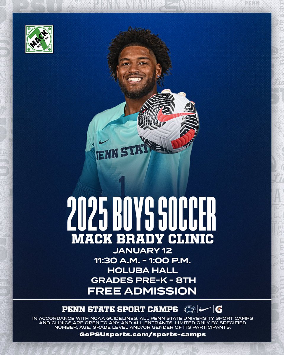 The Mack Brady Memorial Clinic is BACK on January 12, 2025!

Click the link below for more info ⬇️

📰: bit.ly/4gvwo8M