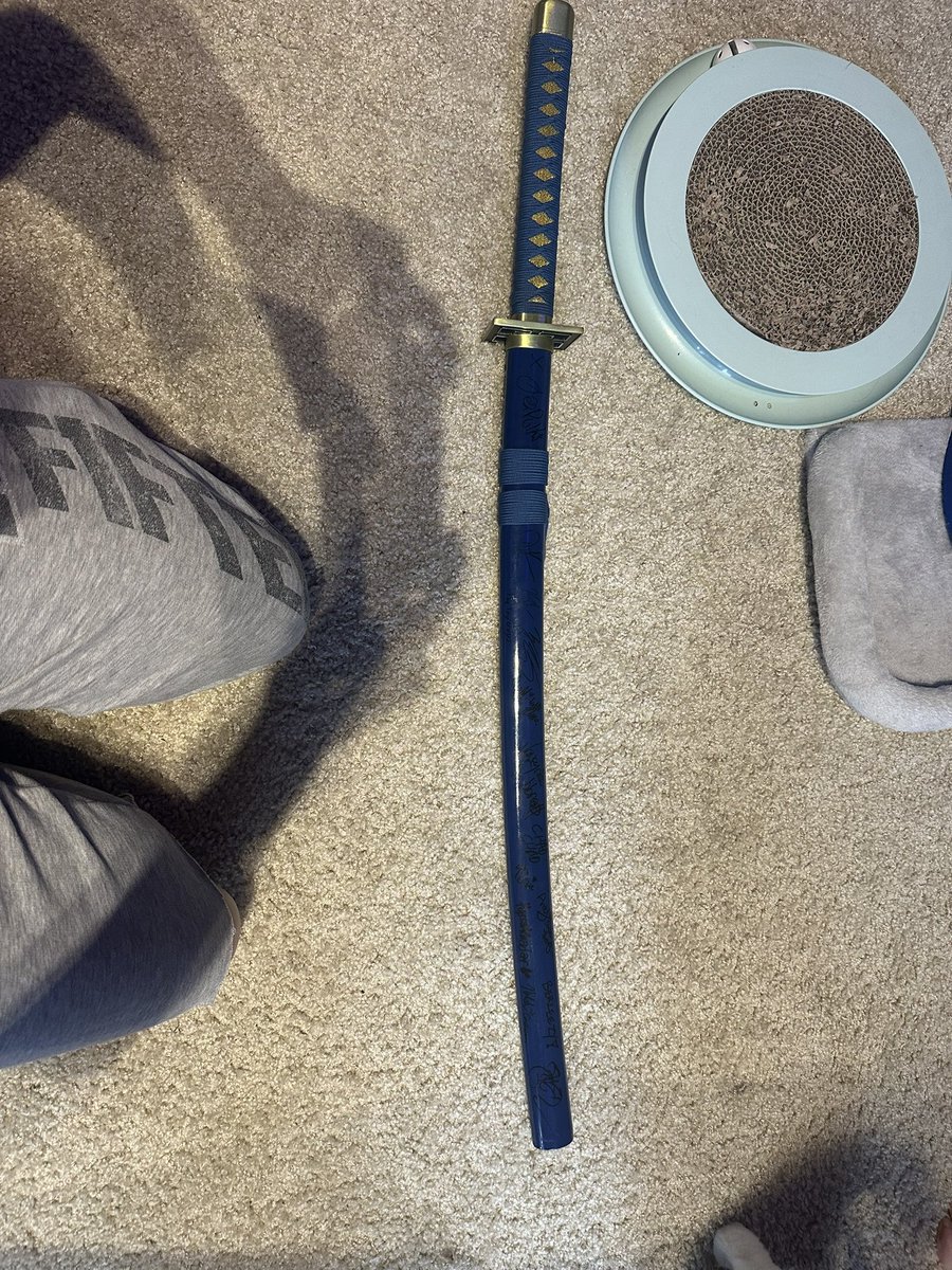 tayirvin's tweet photo. The thankmas sword! This was a fun surprise! @Jacksepticeye https://t.co/4HFT5Vjx3o