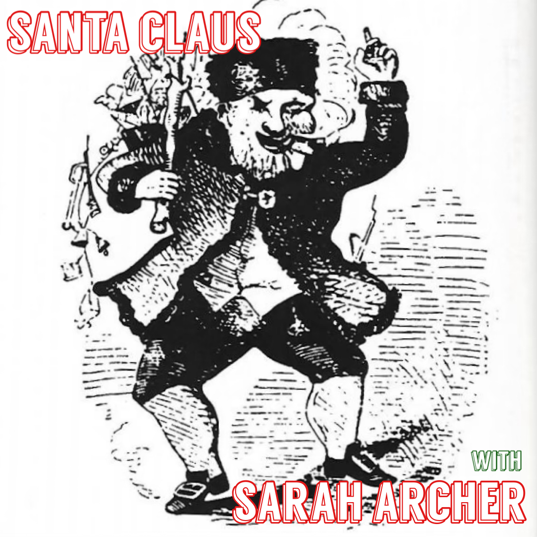 yourewrongabout's tweet image. NEW EPISODE! 'Twas (the night before) the night before Christmas/ And all through the show/ We await Sarah Archer with eyes all aglow/ To blow the dust off some old books from the shelf/ And tell us the tale of a jolly old elf.
