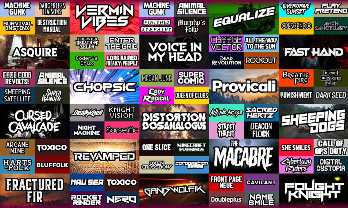 ci.itch.io/all-fonts-pack…
only 8 more days to grab my life's font work, 961 fonts, for $19. commercial use, web, print, art, games, apps, videos, TV, use them however, forever

#gamedev #indiedev #design #fonts #typefaces #typedesign #art #gaming #graphicdesign #artwork #typography