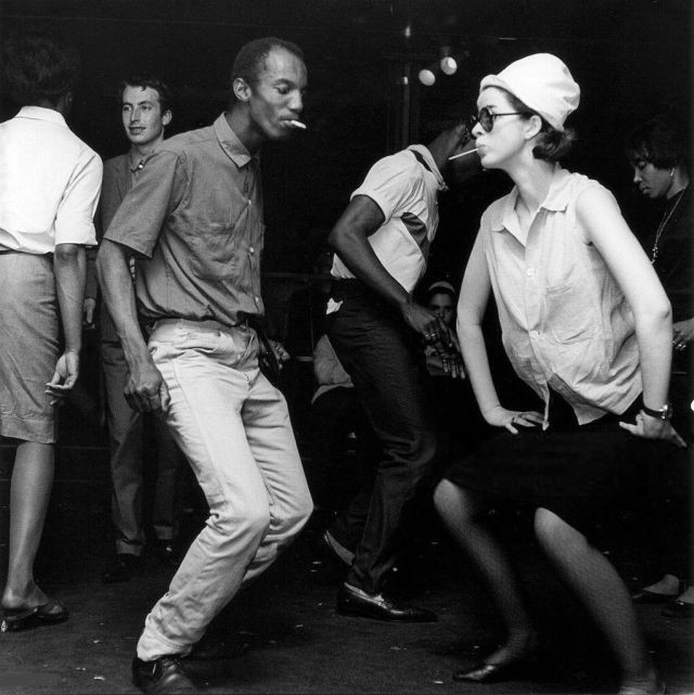 "Milk the Cow" dance 
Flamingo Club, London
Jeremy Fletcher 
1964