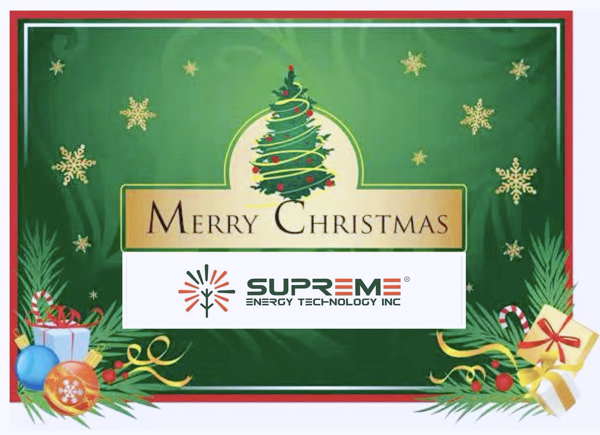 Supreme Energy Technoliogy Inc wishes everyone a merry christmas