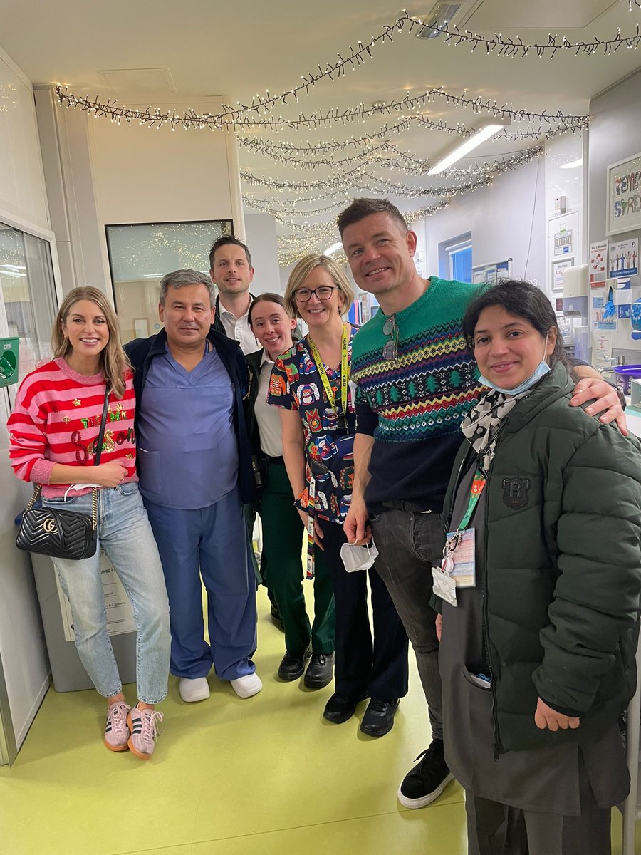 OLOLPaediatricNurses (@deirdre40505532) on Twitter photo Following our critical care transfer of a very sick baby to PICU @ CHI Temple St we got to meet <a href="/BrianODriscoll/">Brian O'Driscoll</a> and <a href="/amyhuberman/">Amy Huberman</a>. We were very excited 😊 <a href="/NursingOlol/">OLOLNursing</a> <a href="/OLOLanaesthesia/">Drogheda Anaesthesia</a> <a href="/OLOLMat_Unit/">@OLOLMaternityUnit</a> <a href="/gra_milne12/">Gráinne Milne</a> <a href="/CHI_Ireland/">Children's Health Ireland</a> <a href="/AmbulanceNAS/">National Ambulance Service 🇮🇪🚑</a> <a href="/IPATS_NASCCRS/">Irish Paediatric Acute Transport Service</a> Following our critical care transfer of a very sick baby to PICU @ CHI Temple St we got to meet <a href="/BrianODriscoll/">Brian O'Driscoll</a> and <a href="/amyhuberman/">Amy Huberman</a>. We were very excited 😊 <a href="/NursingOlol/">OLOLNursing</a> <a href="/OLOLanaesthesia/">Drogheda Anaesthesia</a> <a href="/OLOLMat_Unit/">@OLOLMaternityUnit</a> <a href="/gra_milne12/">Gráinne Milne</a> <a href="/CHI_Ireland/">Children's Health Ireland</a> <a href="/AmbulanceNAS/">National Ambulance Service 🇮🇪🚑</a> <a href="/IPATS_NASCCRS/">Irish Paediatric Acute Transport Service</a>
