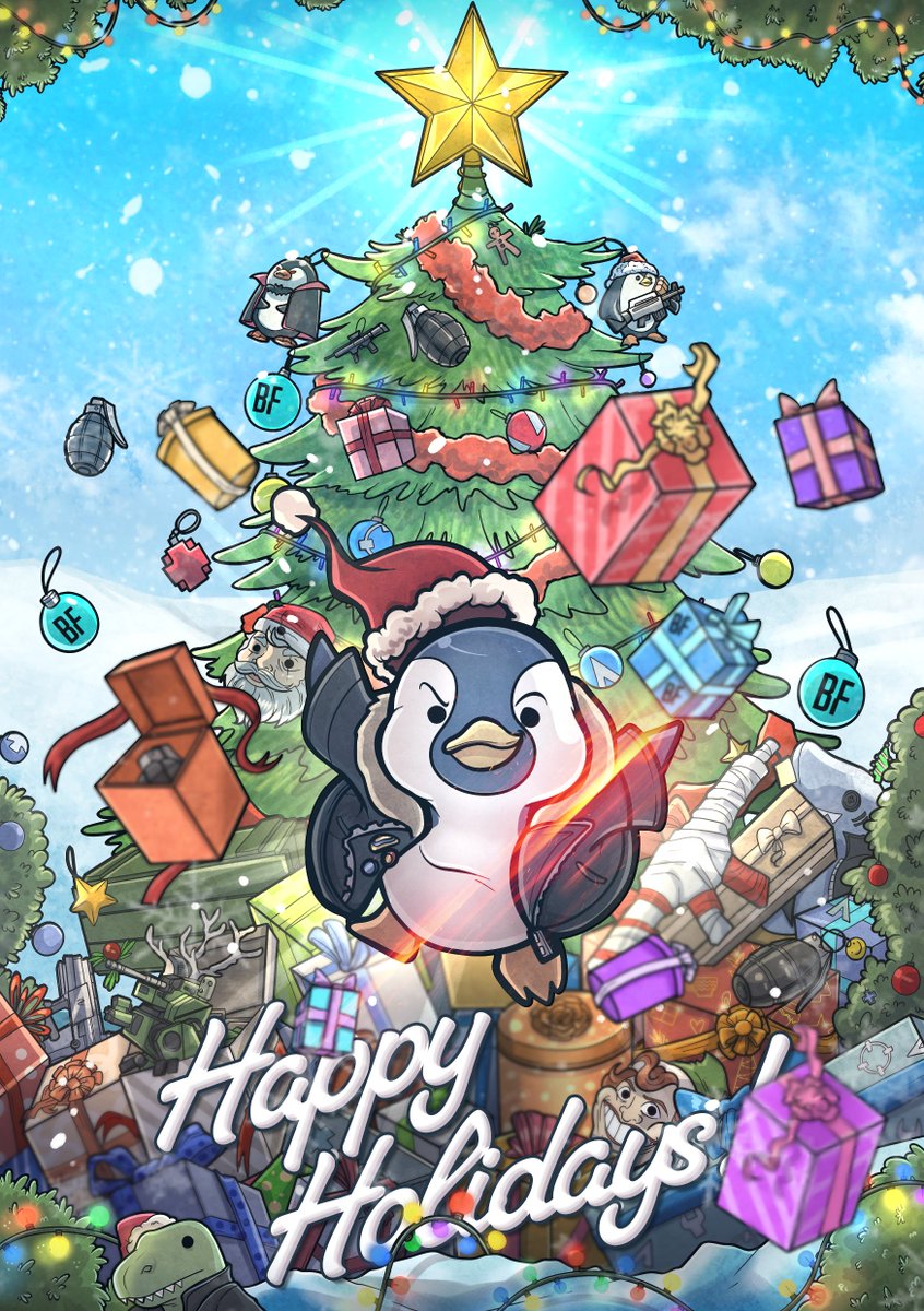 Happy holidays to #Battlefield thank you for your support over the years!! 🐧🎄🎅 Penguin reign at this time of the year! 🐧🐧🐧😋