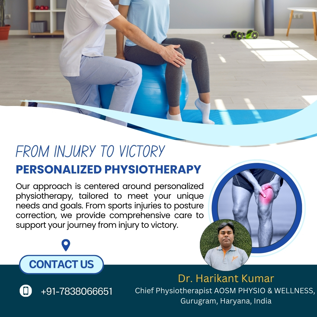 harikumar255's tweet image. From Injury to Victory: Personalized Physiotherapy 🏋️‍♂️🌟As a dedicated #SportsInjurySpecialist and Chief Physiotherapist at #AOSM PHYSIO &amp;amp; WELLNESS, #Gurugram, #Haryana, I am committed to helping athletes and active individuals overcome their injuries and achieve peak performance.